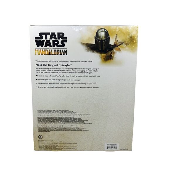 Wet Brush Star Wars Mandalorian Original Detangler - Set of 3 Brushes - Picture 4 of 4
